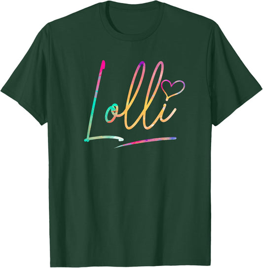 Lolli Grandma Shirt, Funny Mothers Day T-Shirt - T-Shirt | Forest