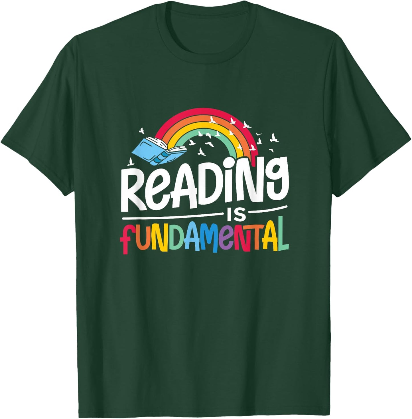 Reading is Fundamental Poetry, Bookworm And Book Reader T-Shirt - T-Shirt | Forest