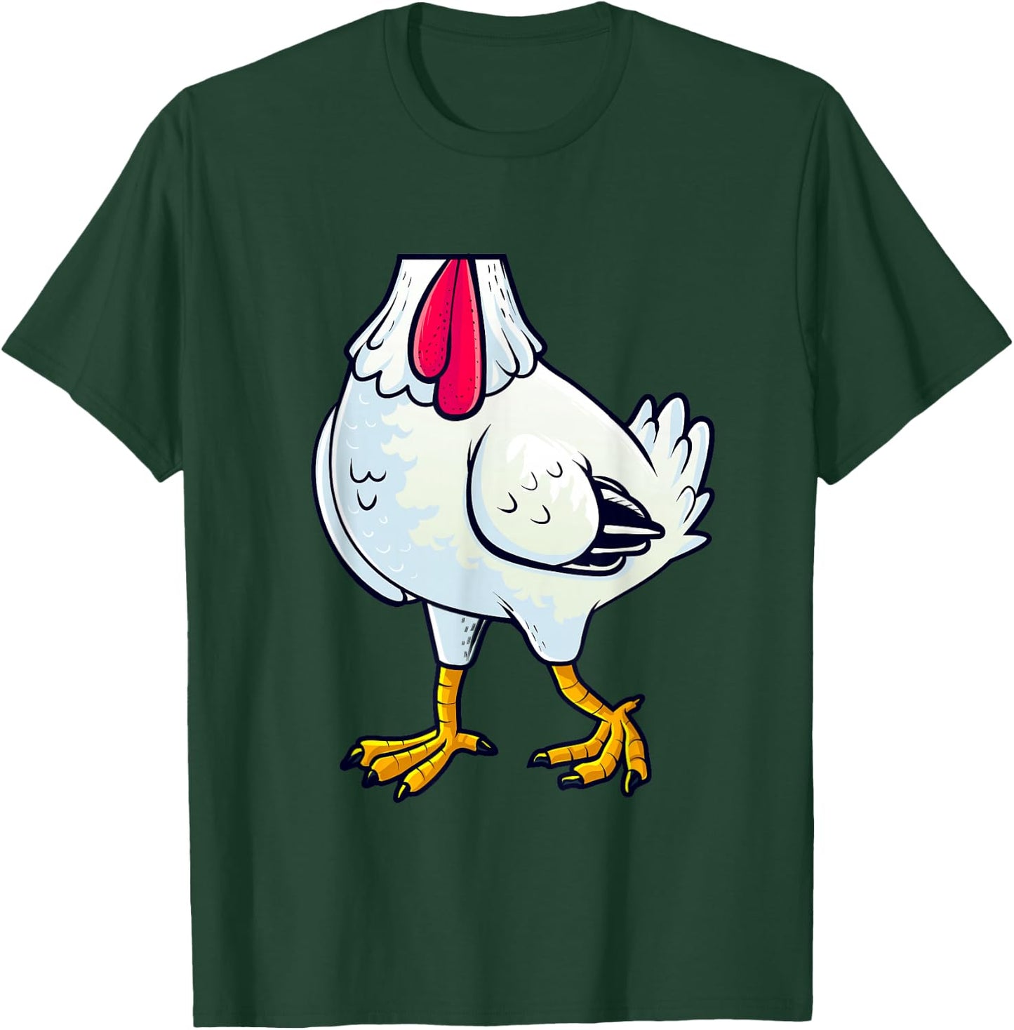Chicken Costume Body Funny Farm Animal Farming Halloween T-Shirt - T-Shirt | Forest
