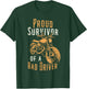 Proud Survivor Motorcycle Accident Bike Rider Motorcyclist T-Shirt - T-Shirt | Forest