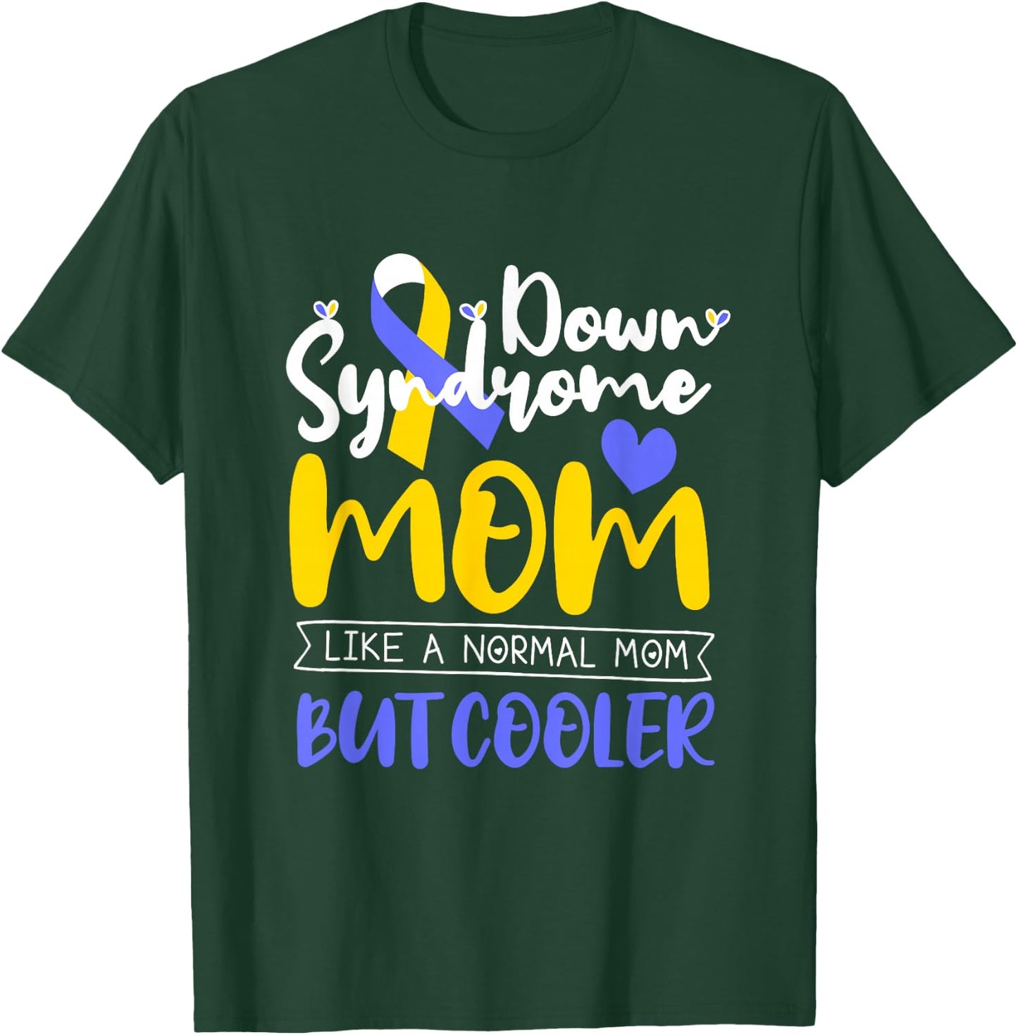 Down Syndrome Mom Definition Down Syndrome Awareness Month T-Shirt - T-Shirt | Forest