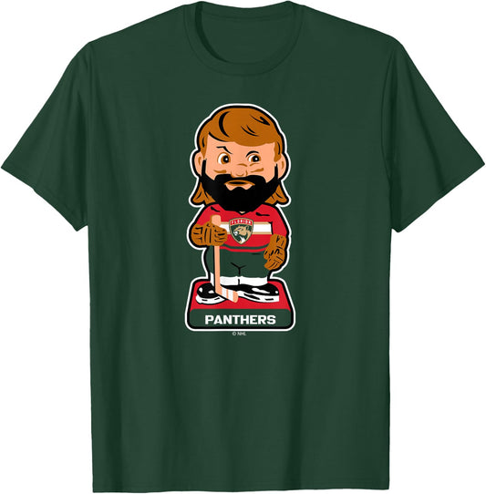 Florida Panthers Bobblehead Navy Officially Licensed T-Shirt - T-Shirt | Forest