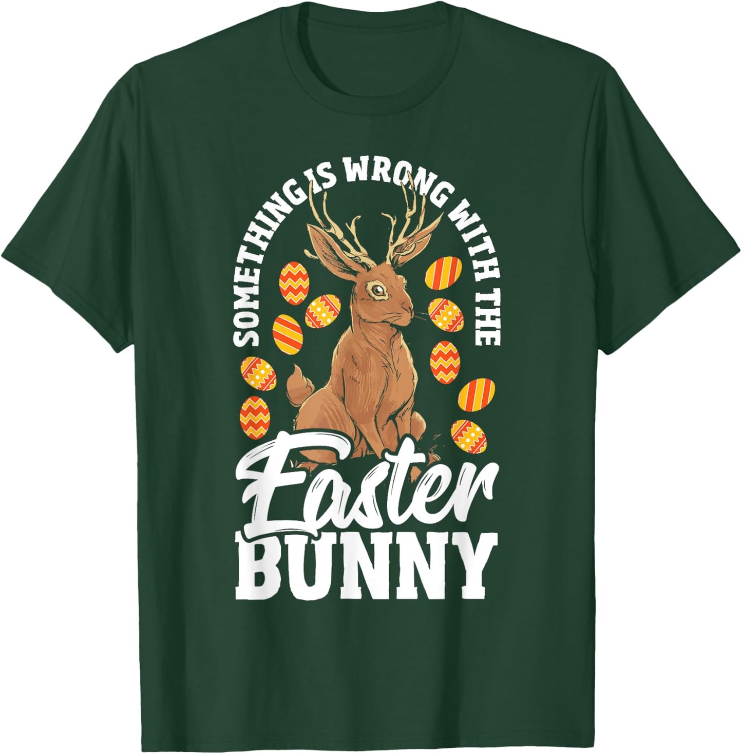 Jackalope Easter Rabbit Funny Mythical Jackalope T-Shirt - T-Shirt | Forest
