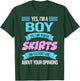 Ja, I'm a Boy yes, I Like to wear Skirts Anime Femboy T-Shirt - T-Shirt | Forest