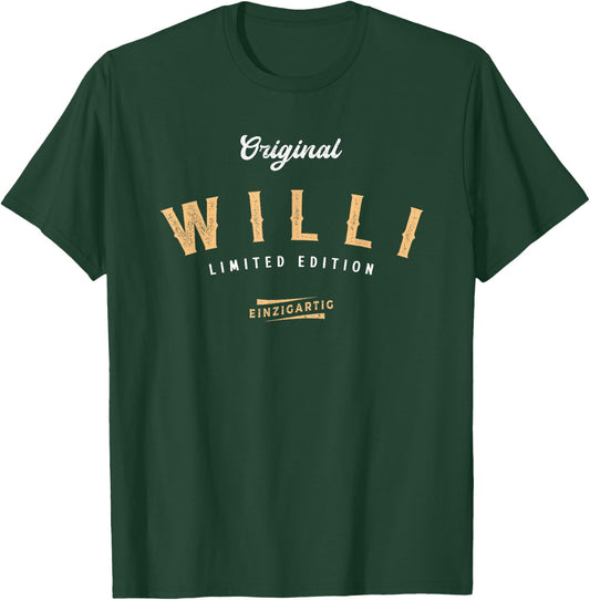 Men's Willi Limited Edition , black, s T-Shirt - T-Shirt | Forest
