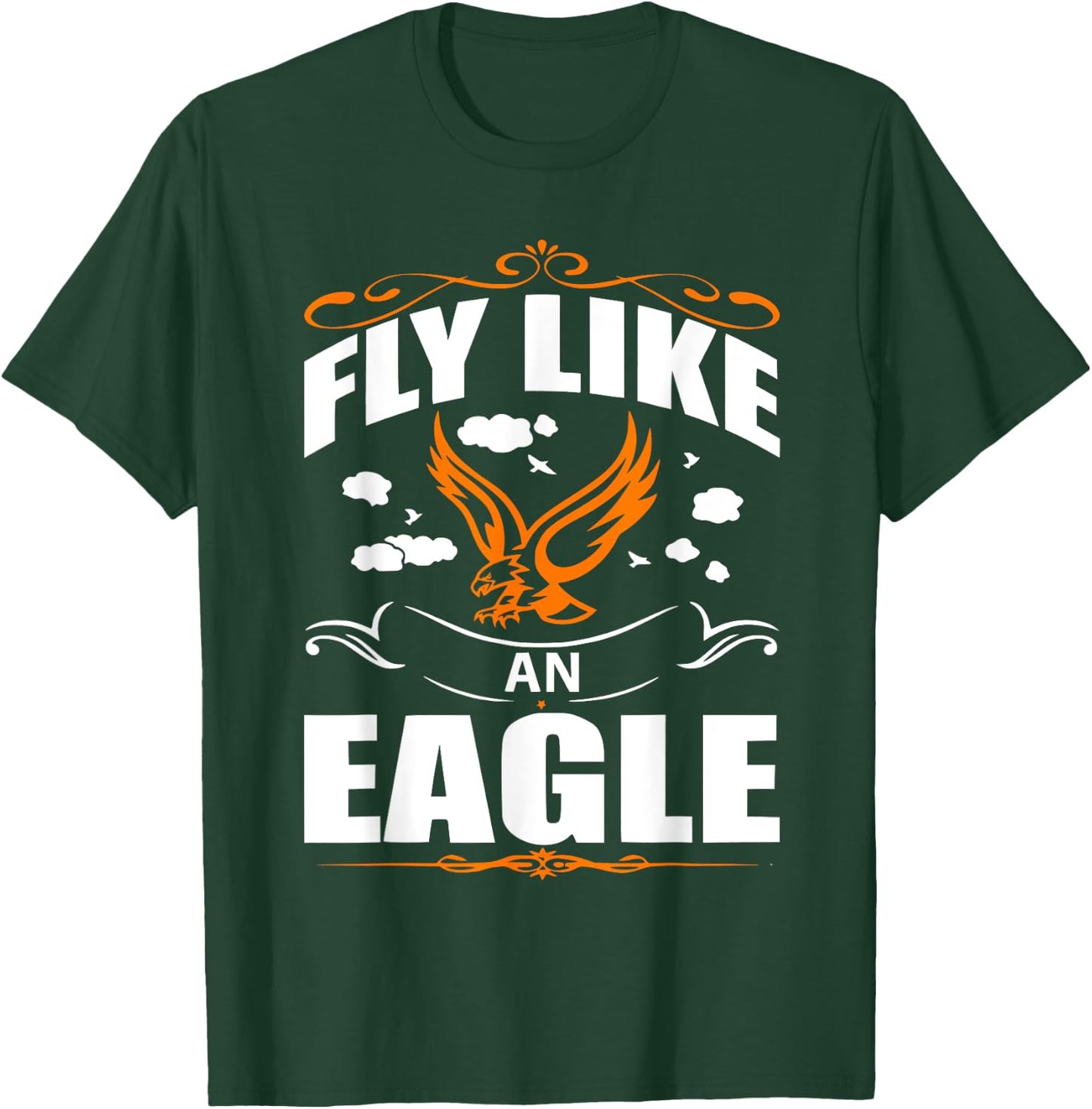 Fly like an eagle Apparel with Bird an Women T-Shirt - T-Shirt | Forest