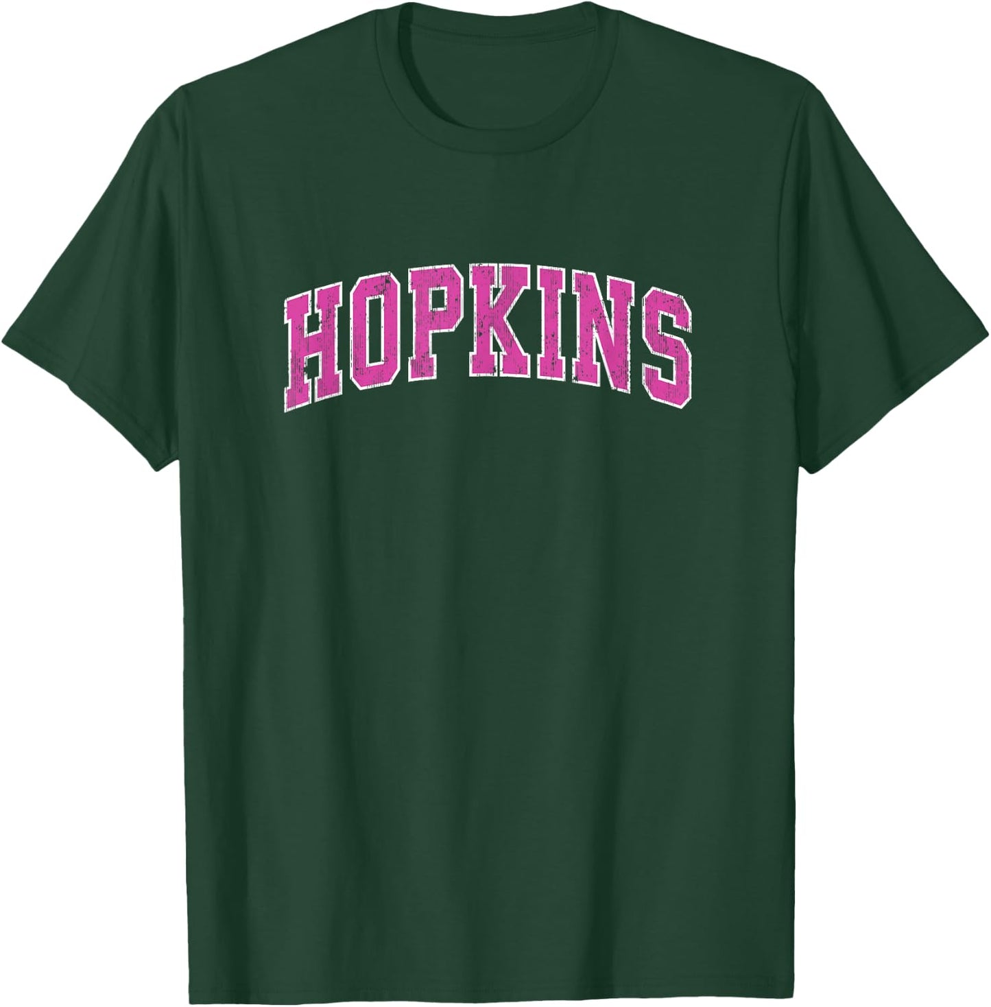 Hopkins Minnesota MN Vintage Sports Design Pink Design T-Shirt - T-Shirt | Forest