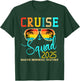 Squad Crew Cruise 2025 Summer Vacation Matching Family Group Men Women Girls Kids T-Shirt - T-Shirt | Forest