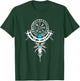 Wikinger Shirt Vikings Vegvisir Wikinger Valhalla Herren T-Shirt - T-Shirt | Forest