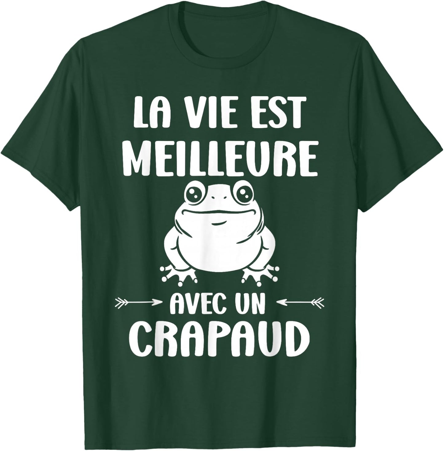 Humor Toads Animals Life Is Better With A Toad , Black, S T-Shirt - T-Shirt | Forest
