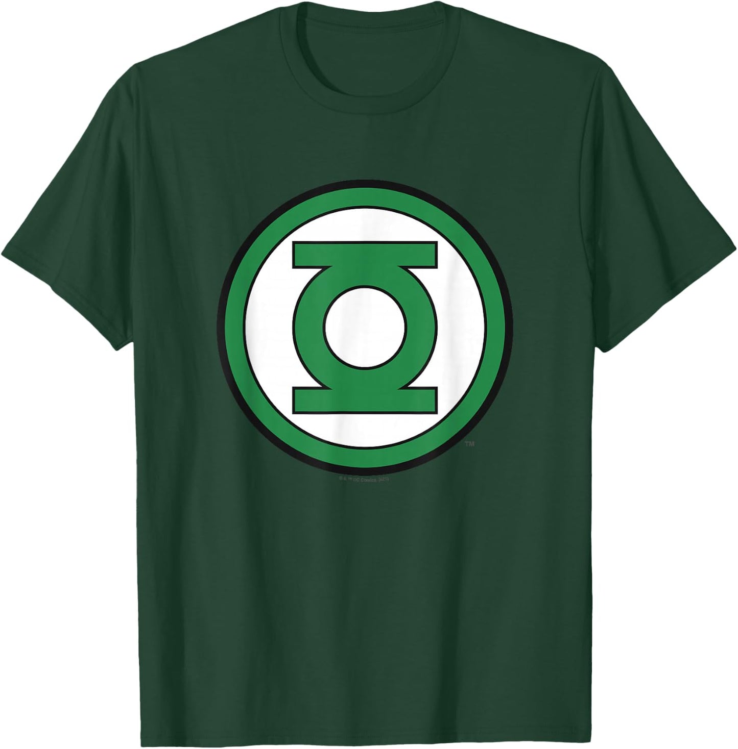 DC Comics Green Lantern Classic Logo Small T-Shirt - T-Shirt | Forest