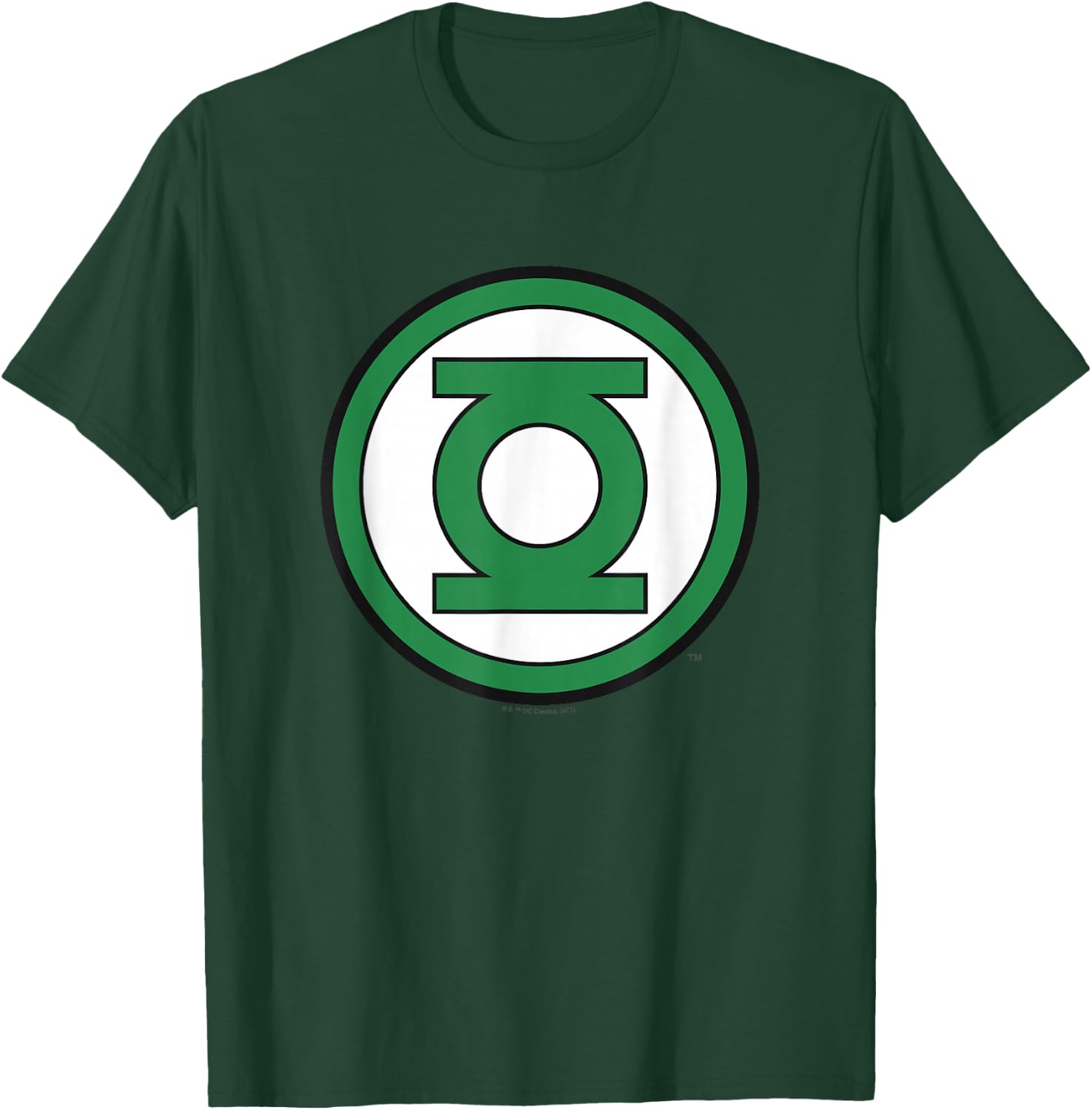 DC Comics Green Lantern Classic Logo Small T-Shirt - T-Shirt | Forest