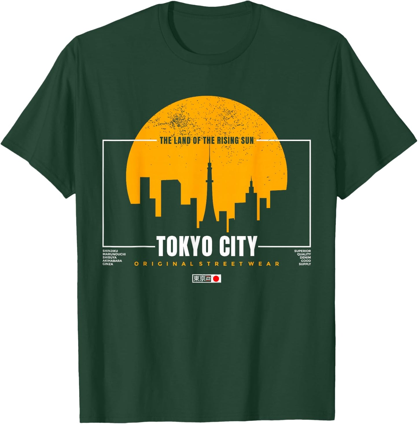 The Land Of The Rising Sun Tokyo City T-Shirt - T-Shirt | Forest
