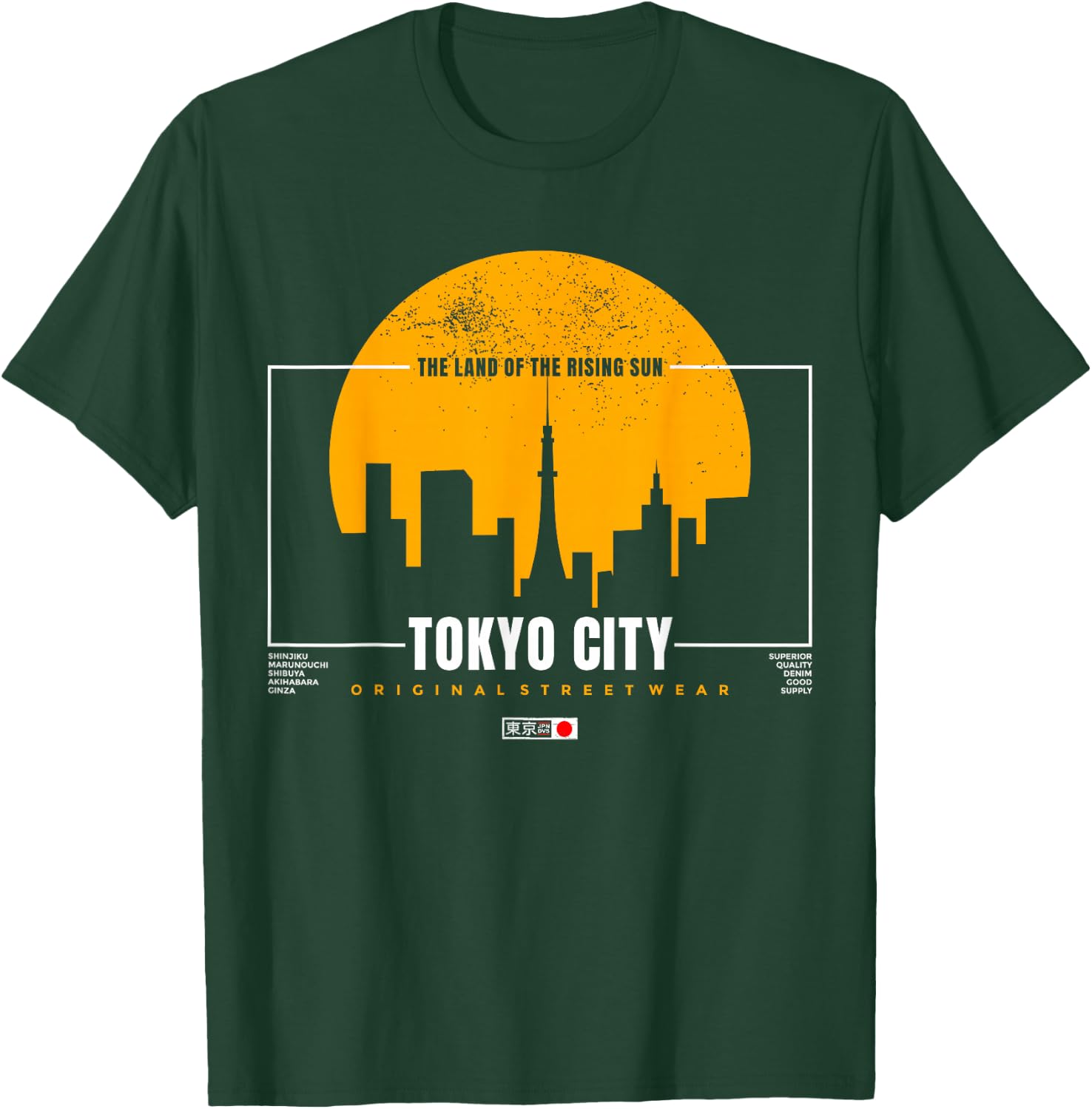 The Land Of The Rising Sun Tokyo City T-Shirt - T-Shirt | Forest
