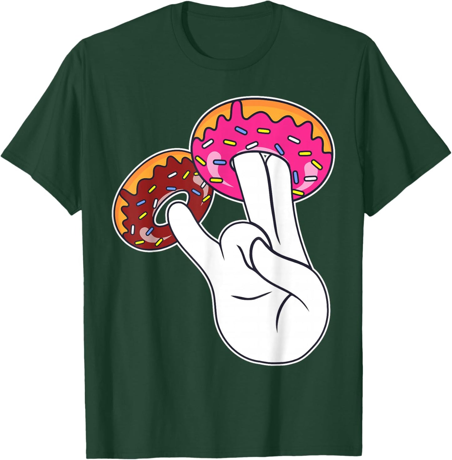 Funny Inappropriate and Embarrassing Dirty Adult Humour Donut T-Shirt - T-Shirt | Forest