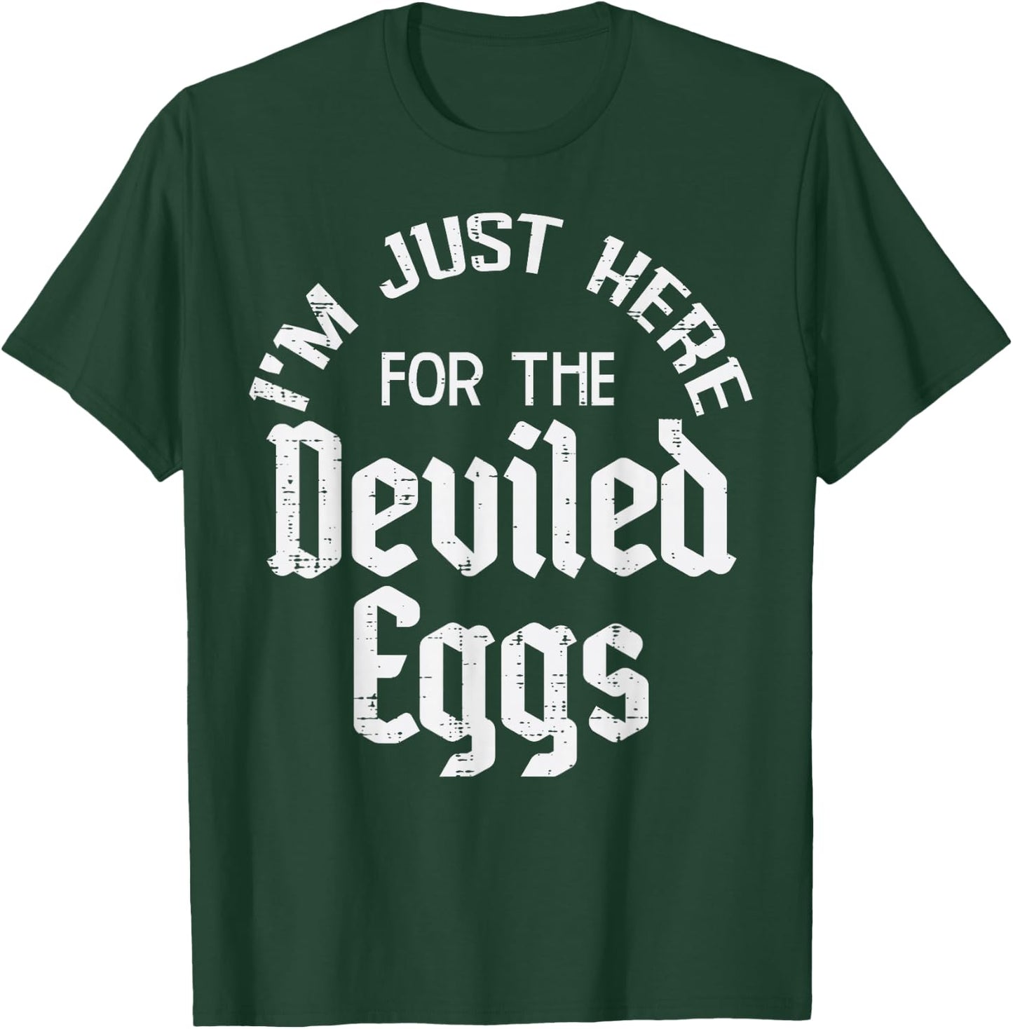 Thanksgiving Here For Deviled Eggs Funny Men Women Kids T-Shirt - T-Shirt | Forest