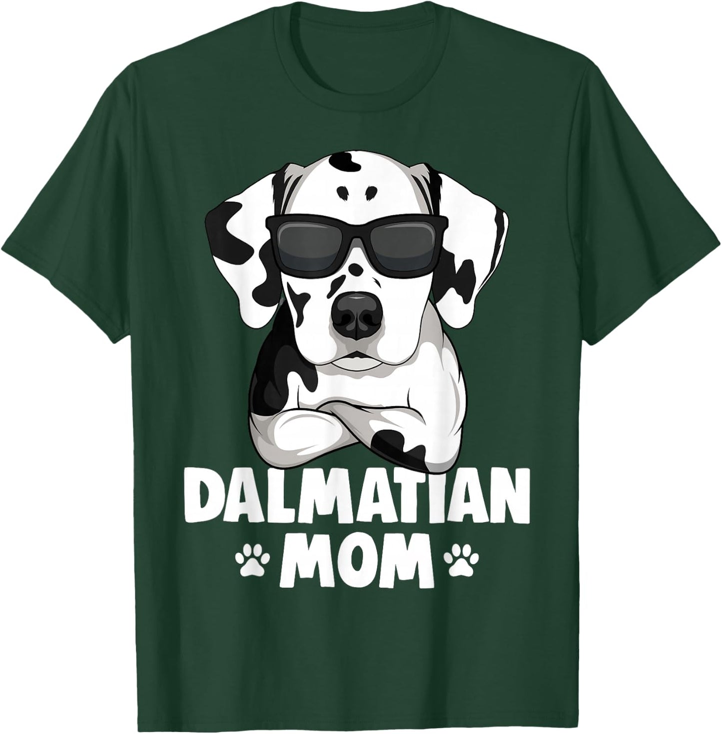 Dalmatian Dog Mom T-Shirt - T-Shirt | Forest