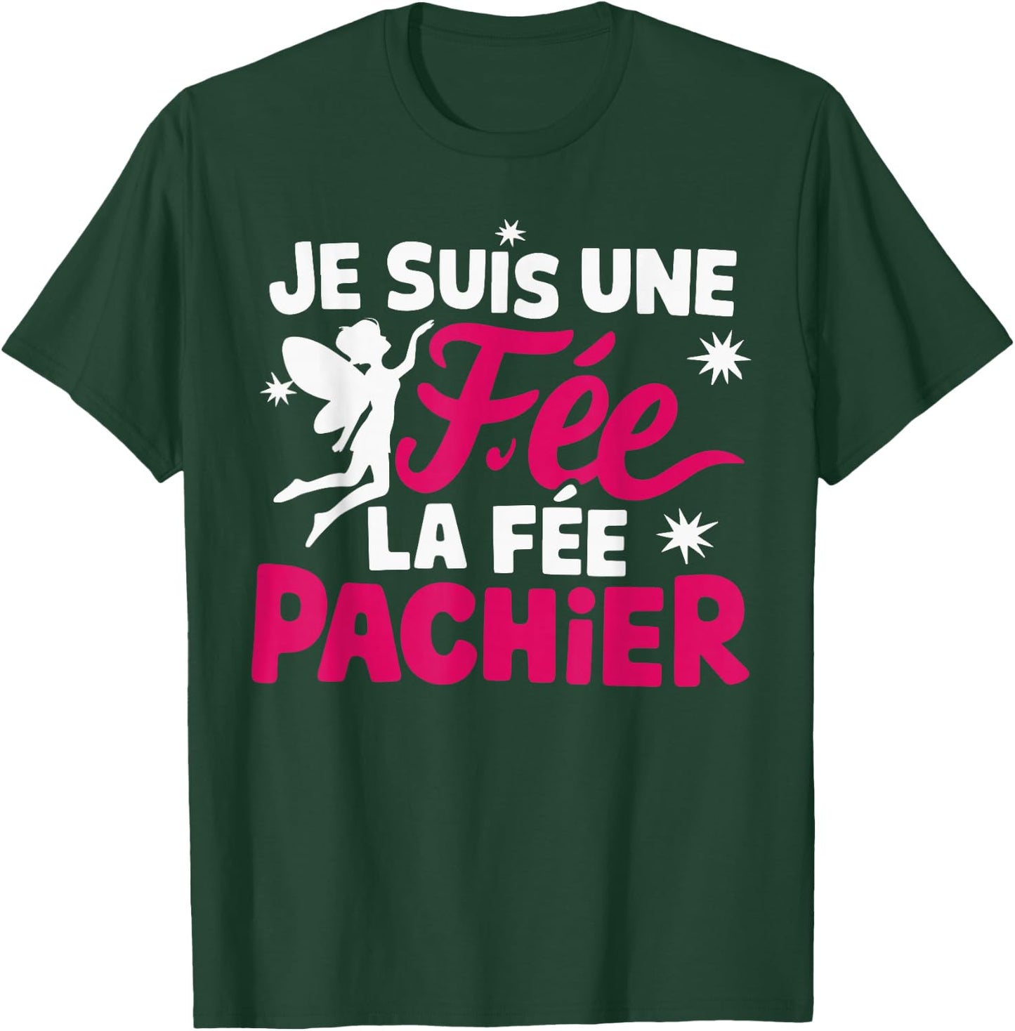 Je Suis Une Fee La Fee Pachier Woman Man Je suis une fée , Black, S T-Shirt - T-Shirt | Forest