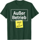 "Out of Operation" Technician Is Informed Faul Funny Office , black T-Shirt - T-Shirt | Forest