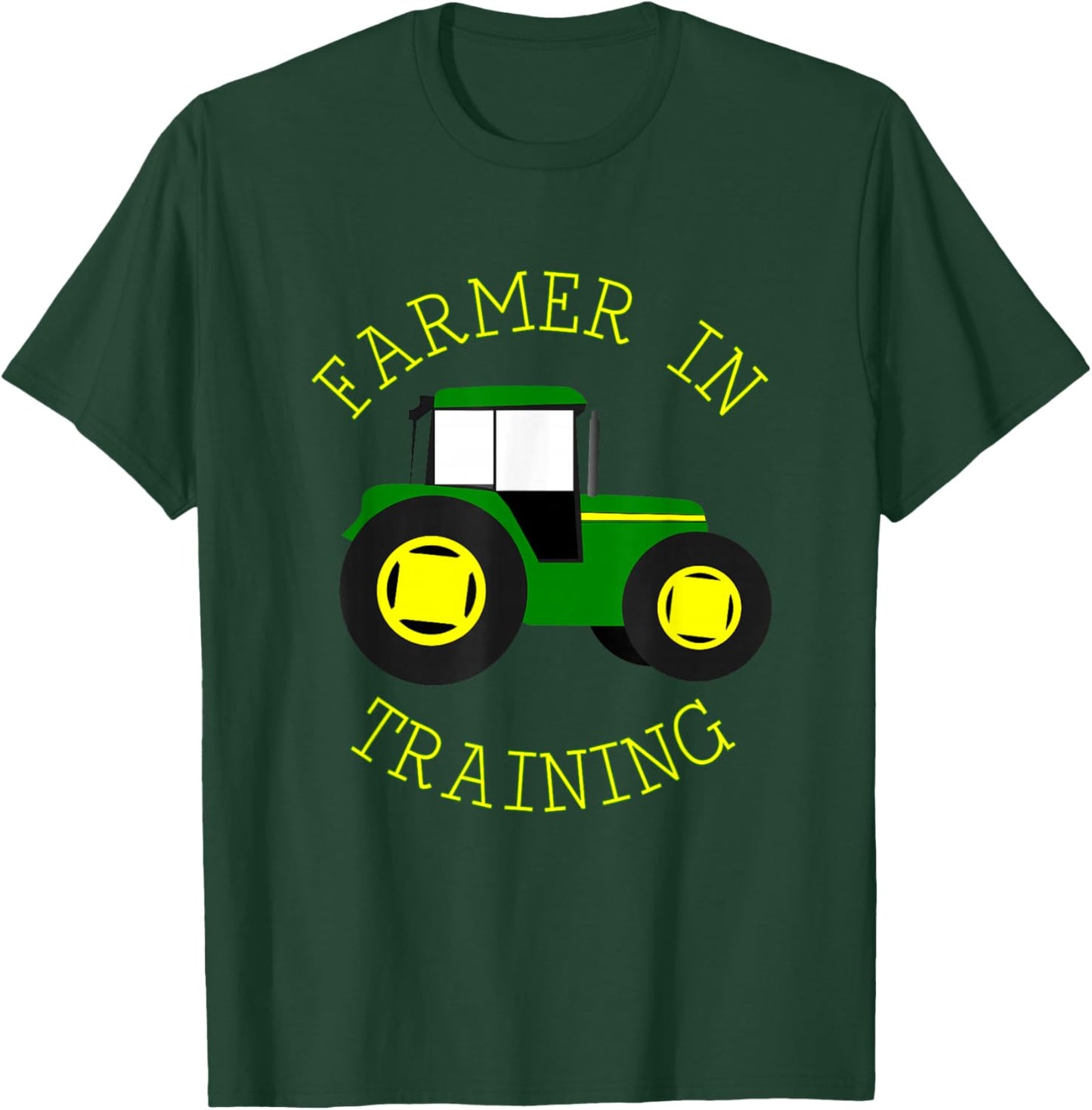 Farmer In Training Tractor T-Shirt - T-Shirt | Forest
