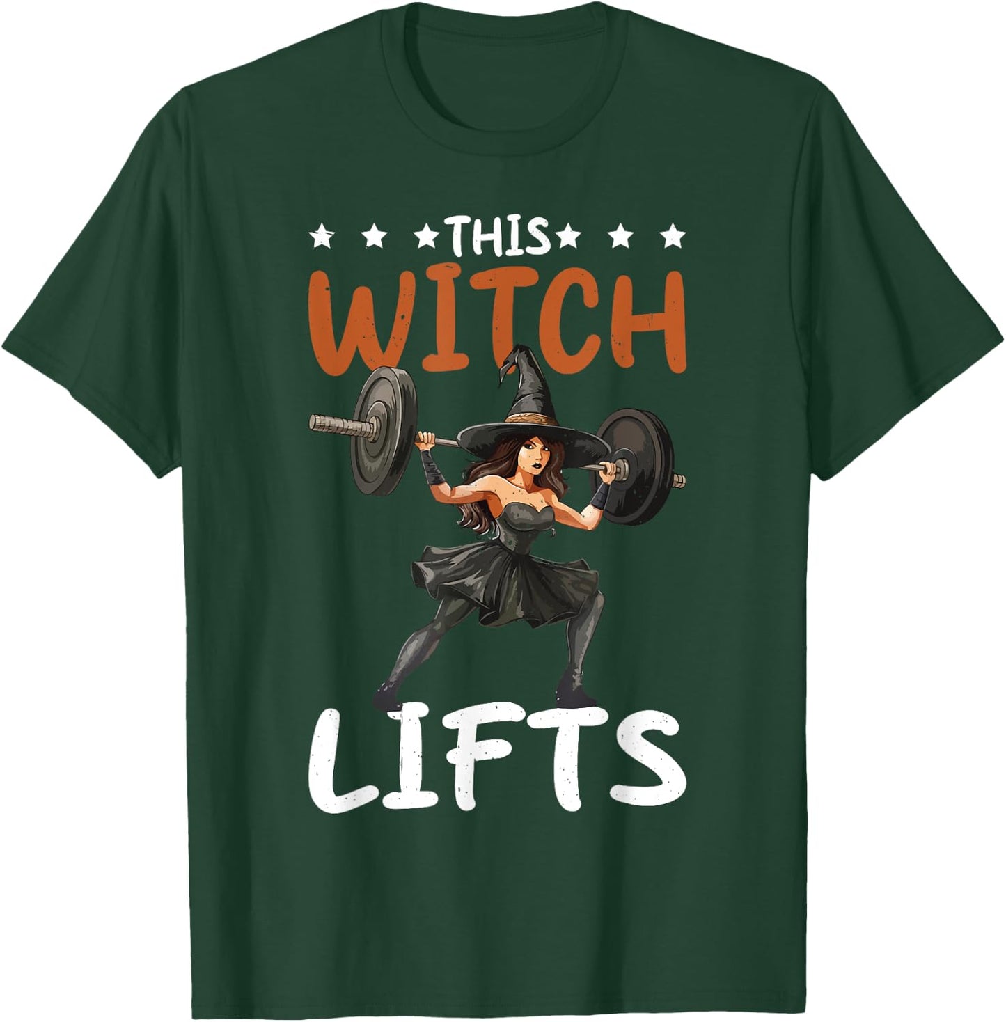 This Witch Lifts T-Shirt - T-Shirt | Forest