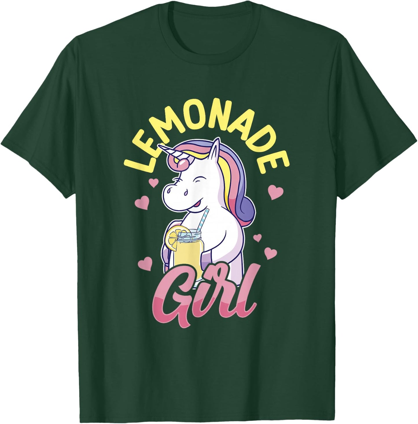 Lemonade Girl Lemonade Stand Boss T-Shirt - T-Shirt | Forest