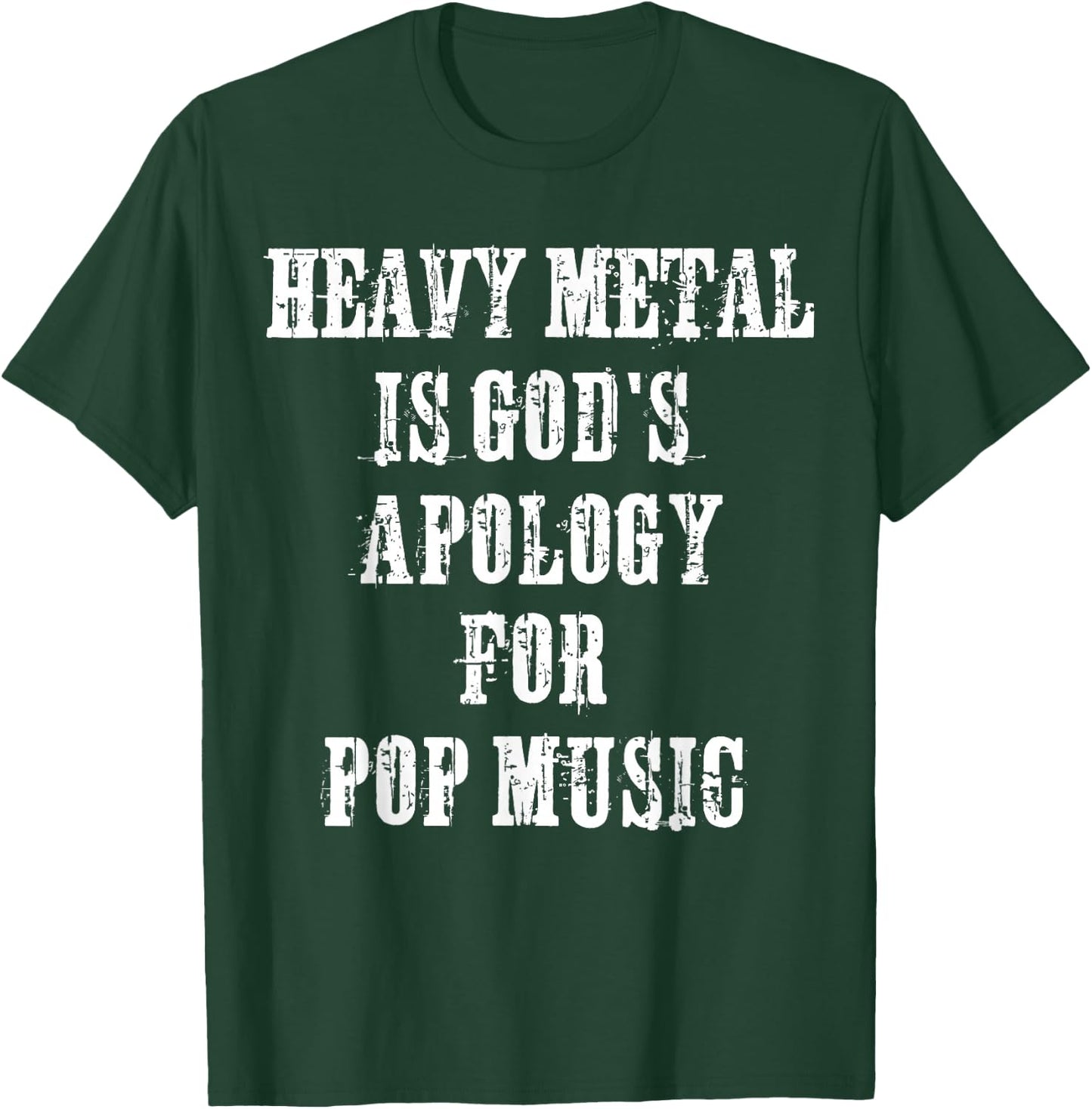 Heavy Metal Head Funny Rock Metal Fan Festival Gift T-Shirt - T-Shirt | Forest