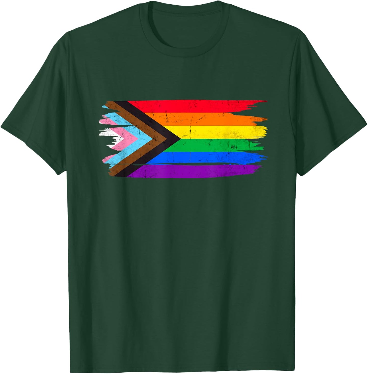 LGBT Flagge Gay Pride LGBTQ T-Shirt - T-Shirt | Forest