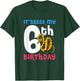 6th Birthday Ball Python 6 Years Old Snake Lover Kids T-Shirt - T-Shirt | Forest