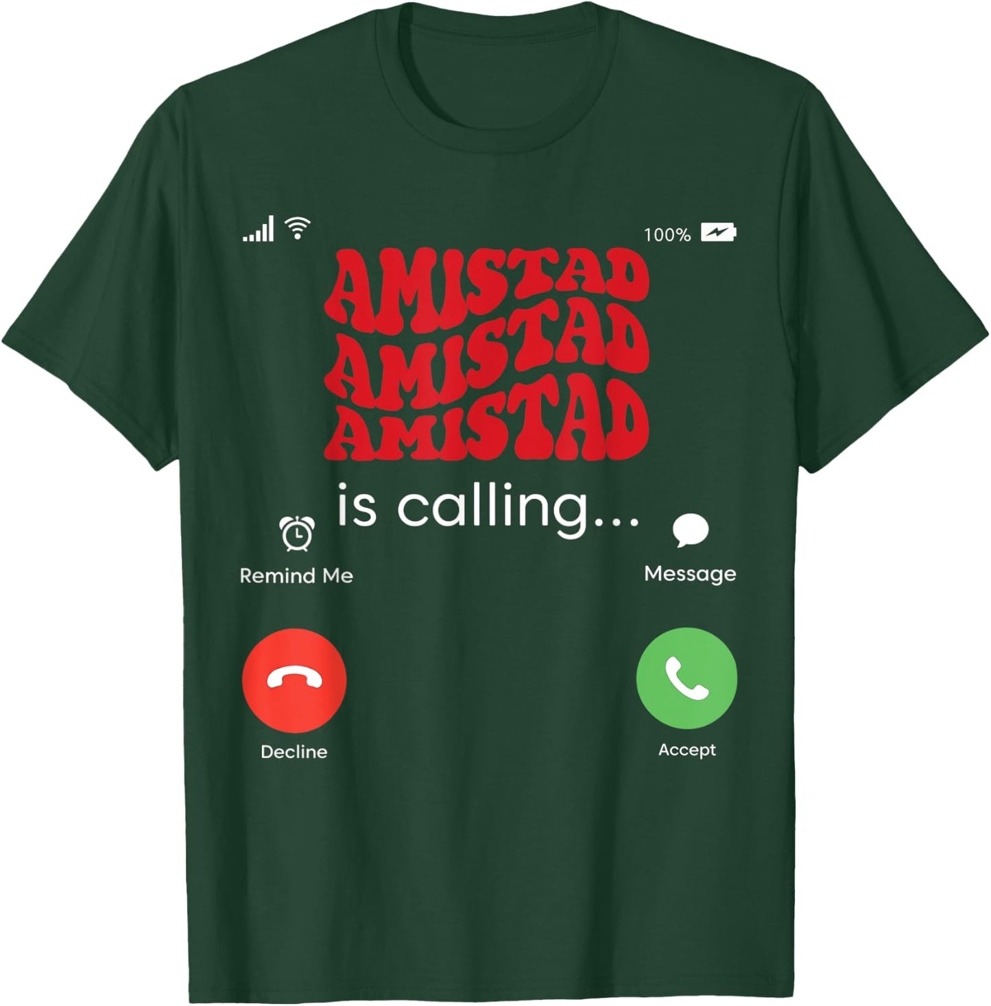 Amistad House Of Friendship RCA Friendly School Spirit T-Shirt - T-Shirt | Forest