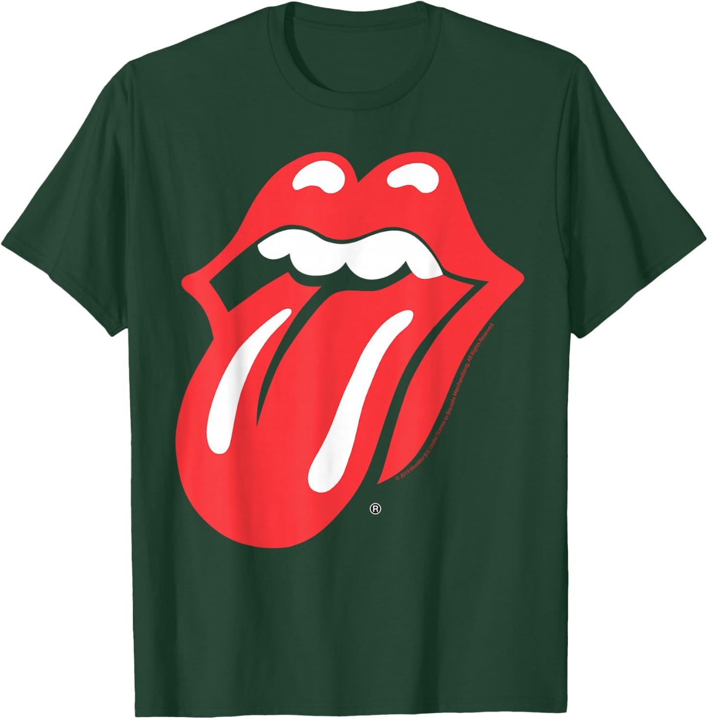 Rolling Stones Official Classic Tongue T-Shirt - T-Shirt | Forest