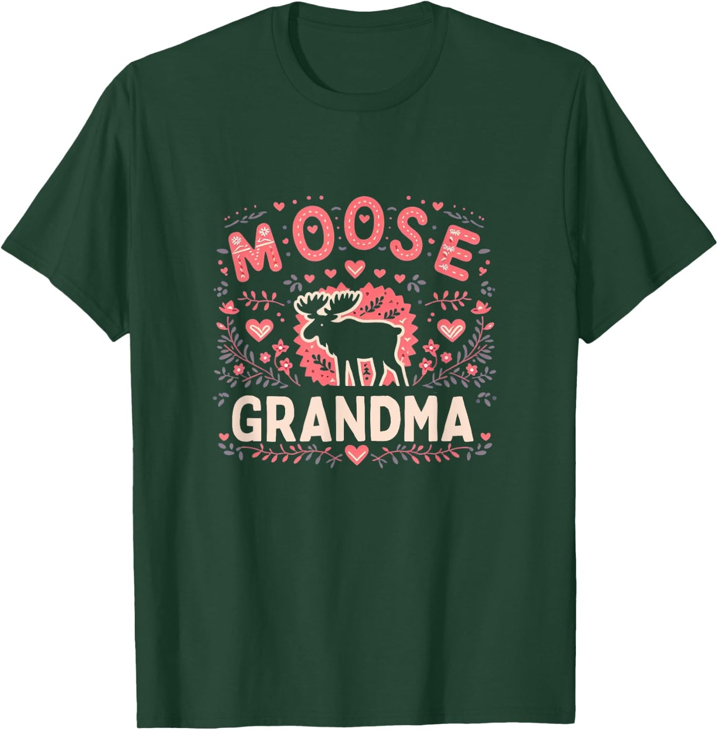 Moose Grandma Shirt Moose Lover Mooses T-Shirt - T-Shirt | Forest