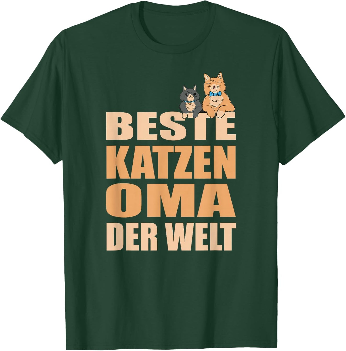 Beste Katzenoma Der Welt Katzenmama Katze Mama Katzen Oma T-Shirt - T-Shirt | Forest