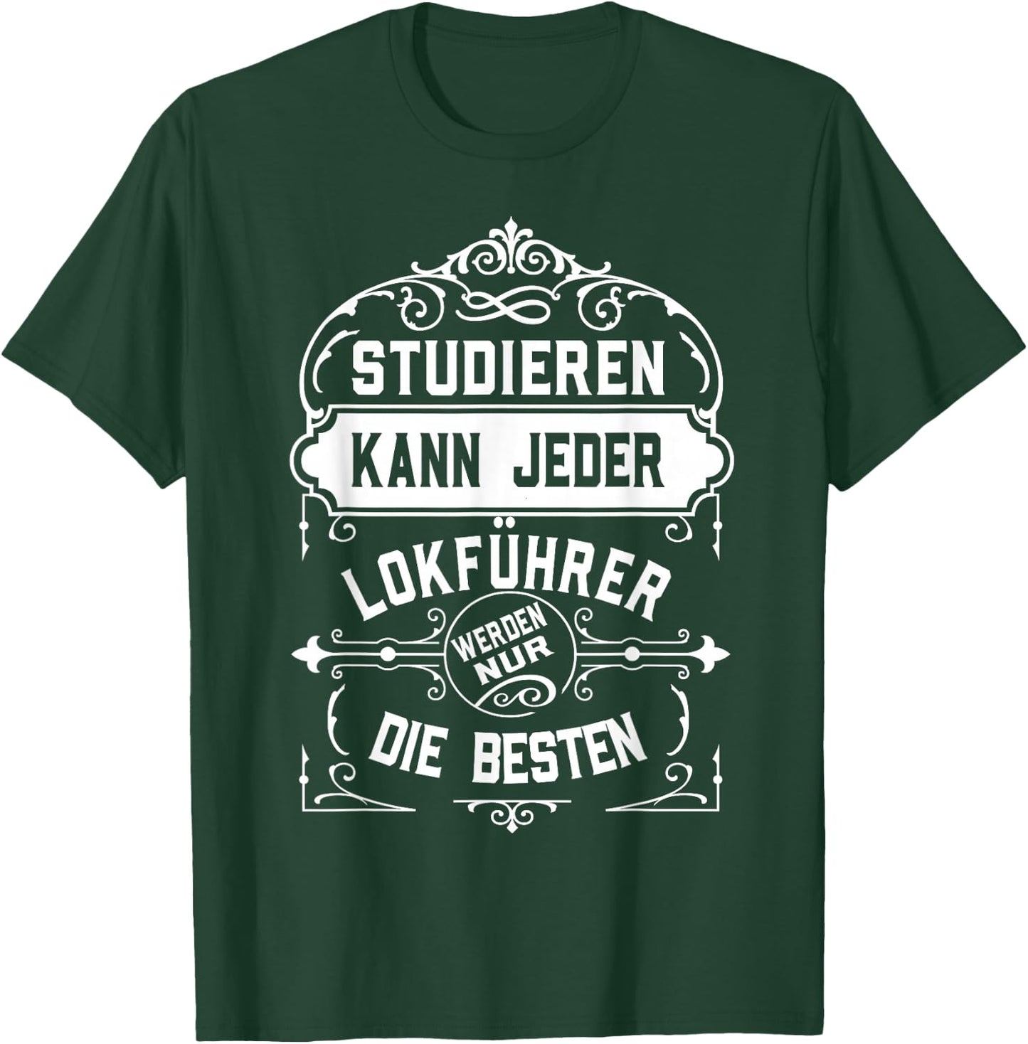 with German Text "Studier" ("Studier") Jeder Beruf [German Language], black, s T-Shirt - T-Shirt | Forest