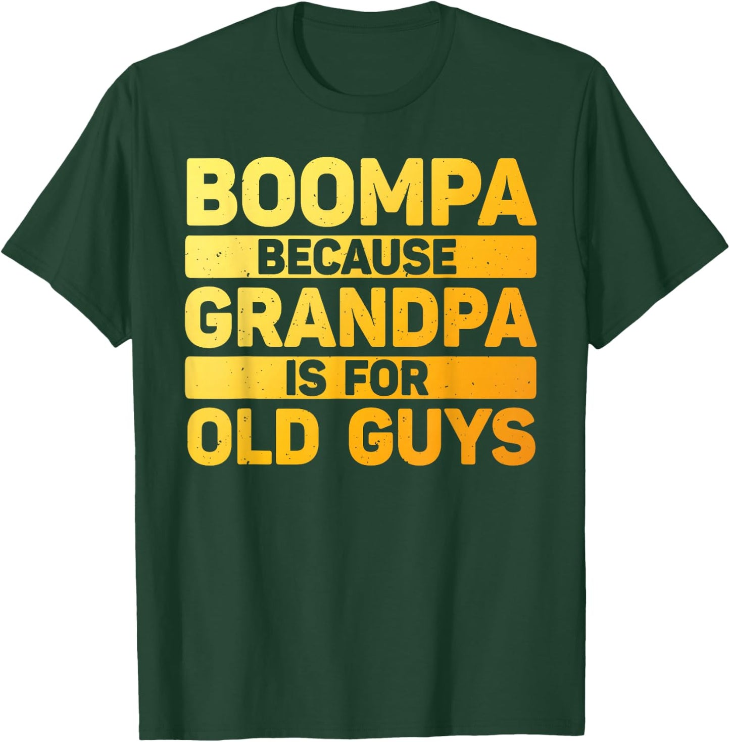 Boompa Design For Grandpa From Grandkids Father's Day Boompa T-Shirt - T-Shirt | Forest