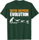 Dutch Shepherd Evolution Funny Dinosaur Dutchie K9 Dog T-Shirt - T-Shirt | Forest