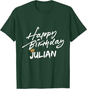 Happy birthday Julian for party T-Shirt - T-Shirt | Forest