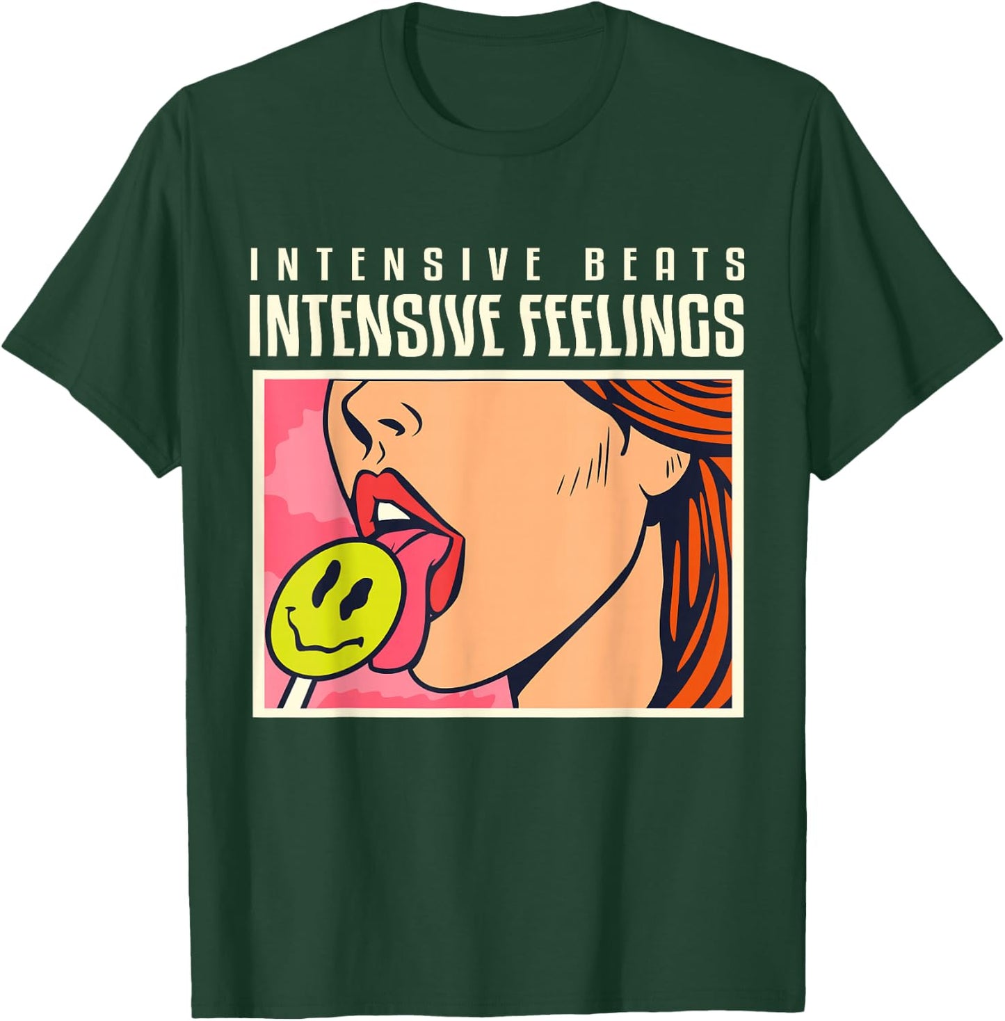 Techno - Intensive Gefühle - ACID Lollipop T-Shirt - T-Shirt | Forest