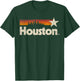 Vintage Houston City - Texas Houston Strong Stripes T-Shirt - T-Shirt | Forest