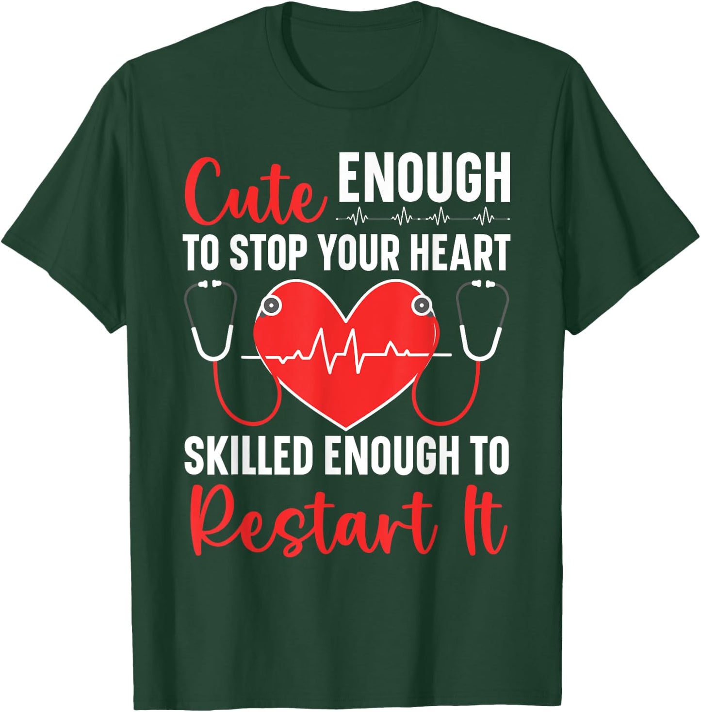 Certified Nursing Assistant Medical Worker CNA T-Shirt - T-Shirt | Forest