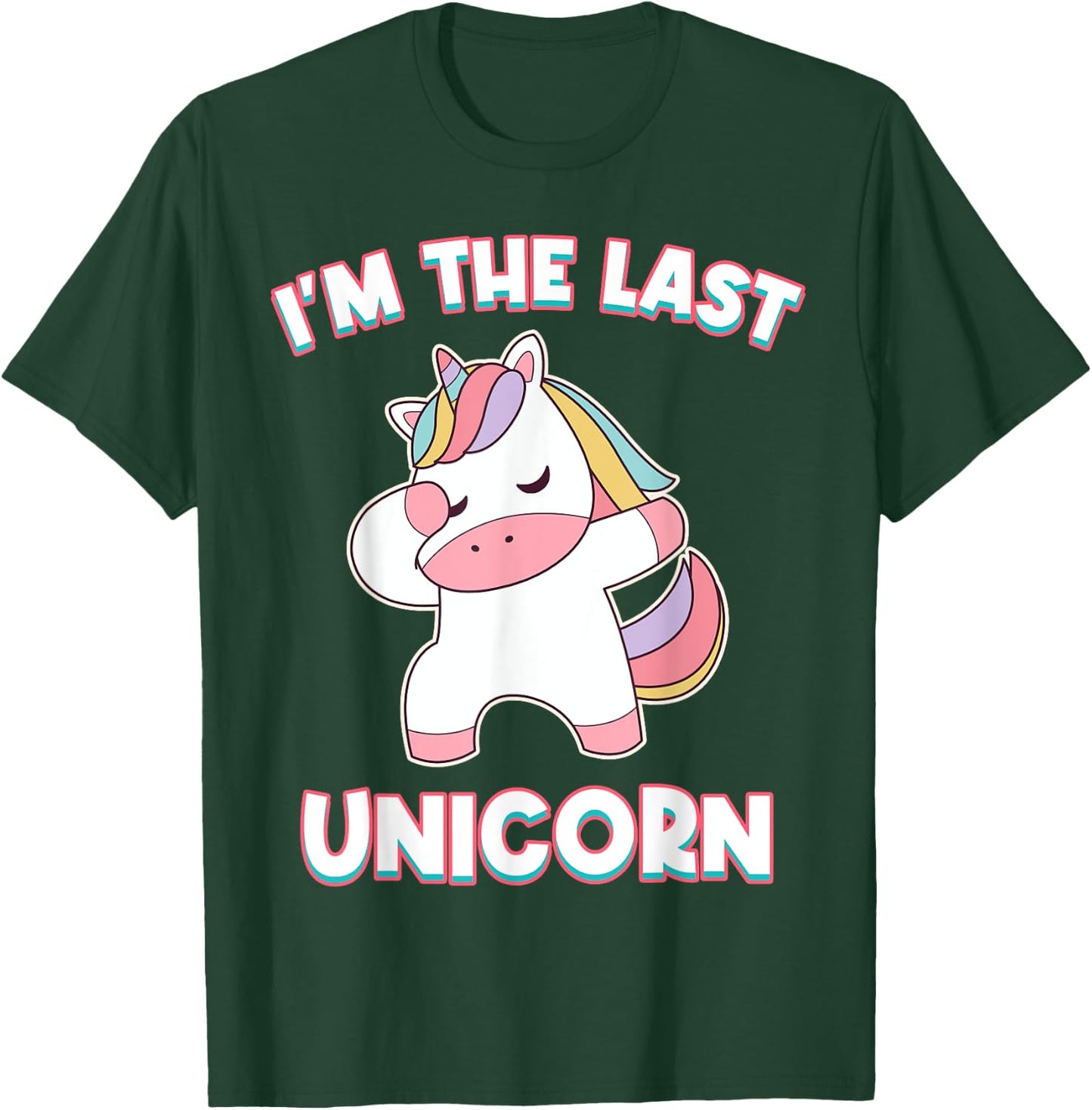 I'm The Last Unicorn Anime T-Shirt - T-Shirt | Forest