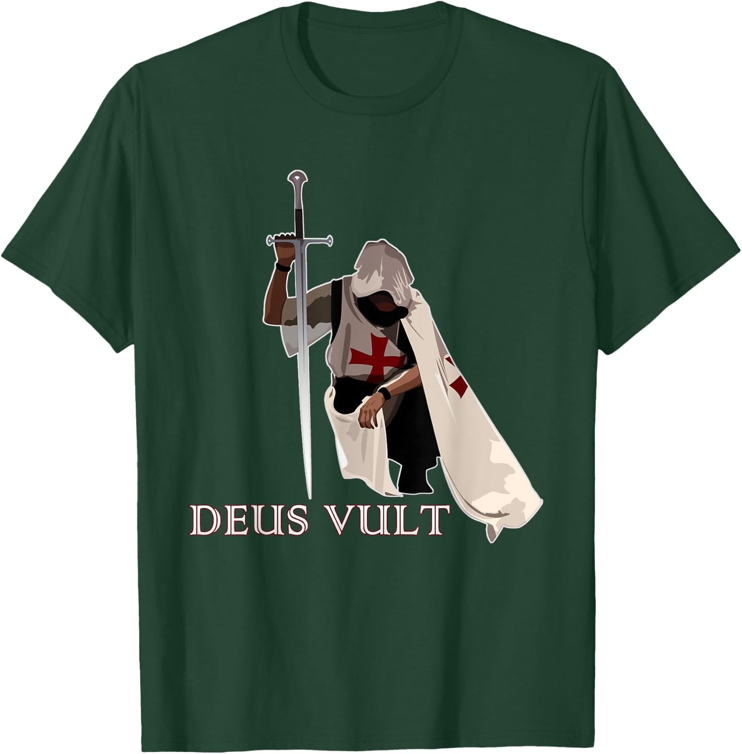 Knight Templar Crusader T-Shirt - T-Shirt | Forest