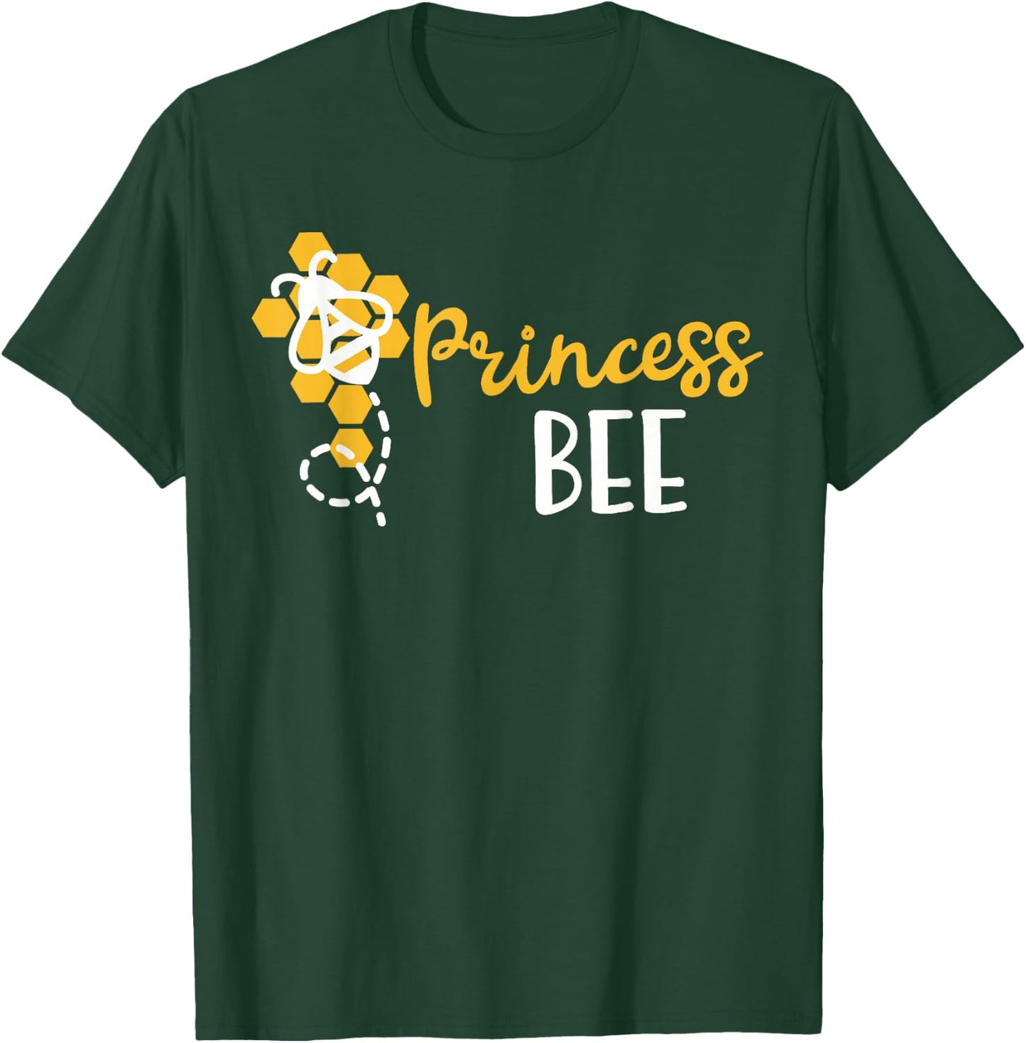 Princess Bee Family Matching Funny Princess Bee Hive T-Shirt - T-Shirt | Forest