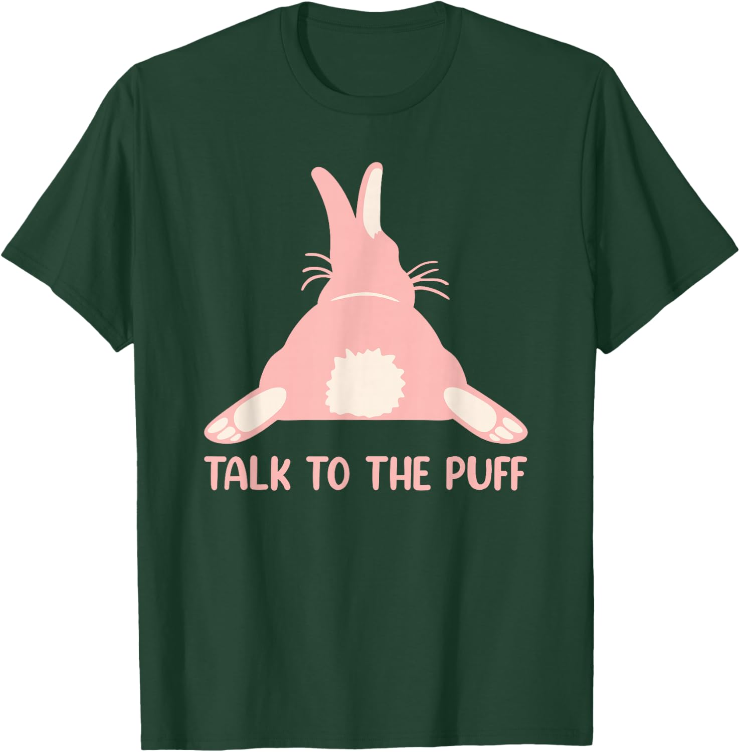 Talk To The Puff Rabbit T-Shirt - T-Shirt | Forest