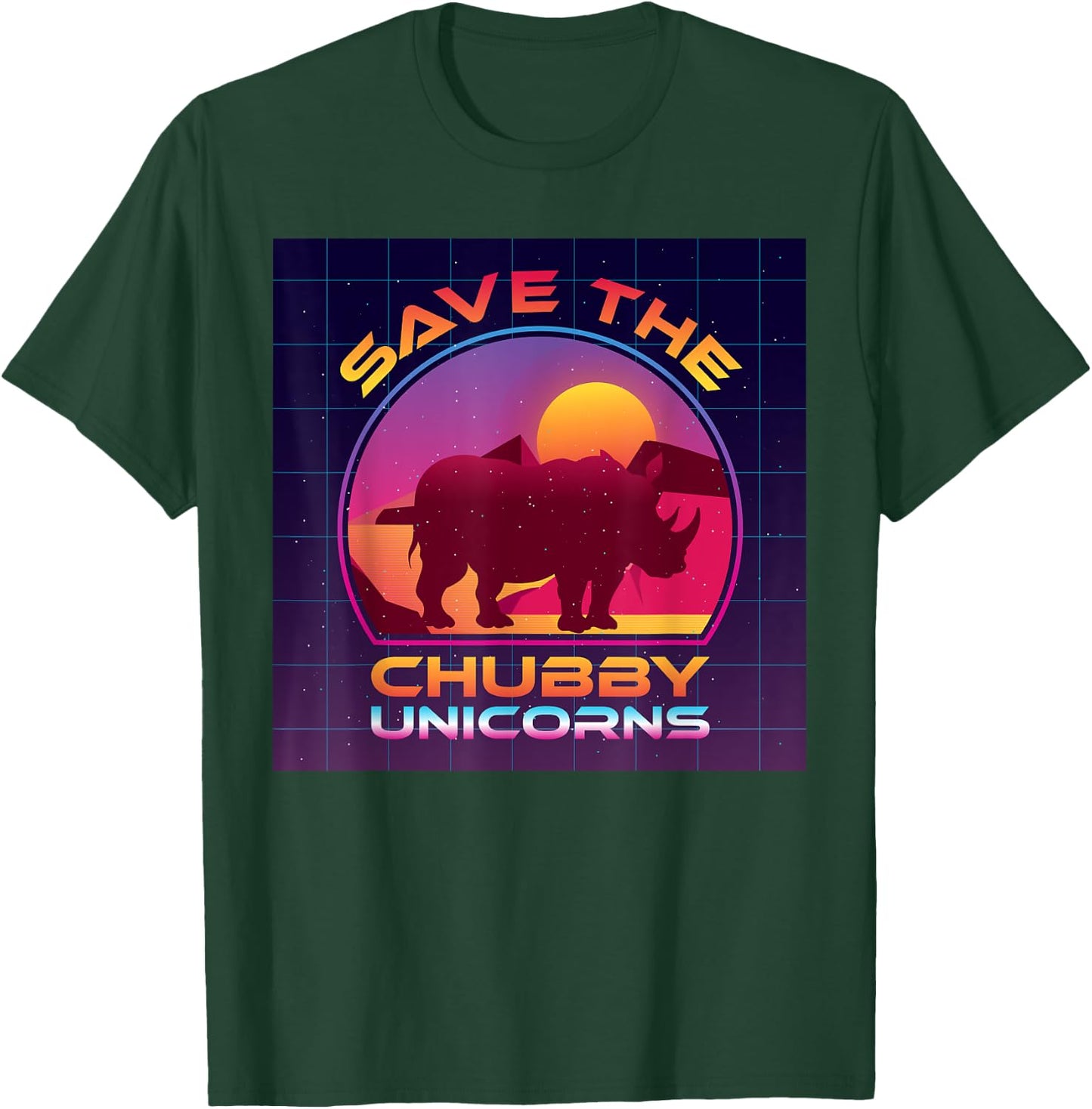Save The Chubby Unicorns T-Shirt - T-Shirt | Forest