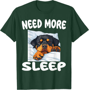 Cute Rottweiler Need more Sleep Pajamas Nightgown T-Shirt - T-Shirt | Forest