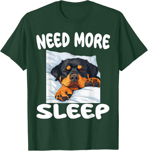 Cute Rottweiler Need more Sleep Pajamas Nightgown