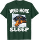 Cute Rottweiler Need more Sleep Pajamas Nightgown T-Shirt - T-Shirt | Forest