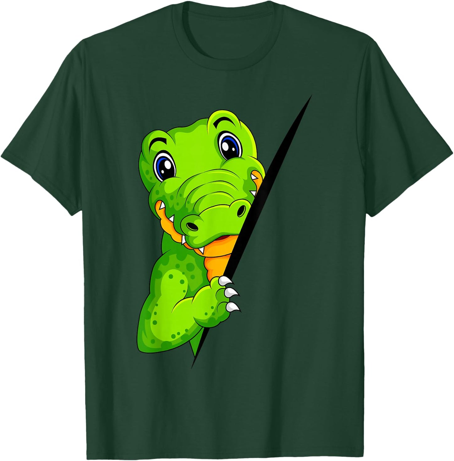Krokodil Alligator Kinder T-Shirt - T-Shirt | Forest