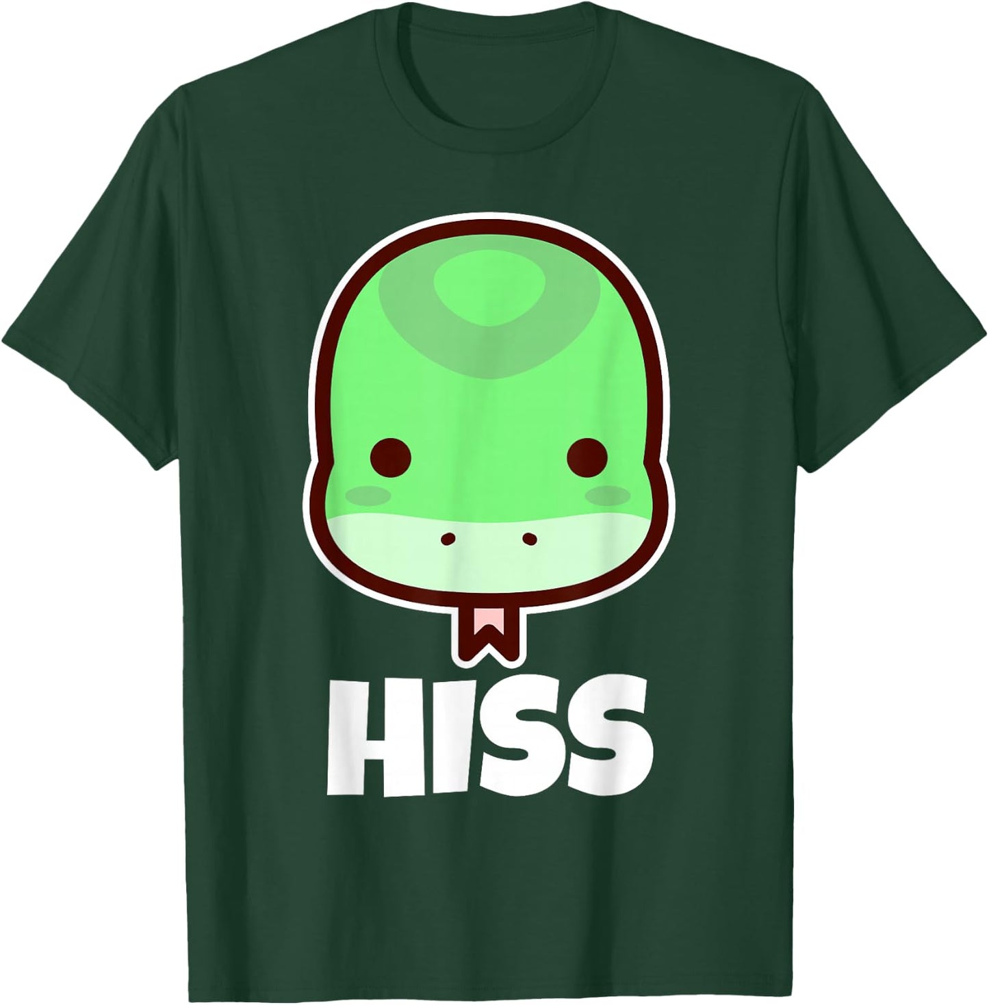 HISS Cute Herpetologist Reptile Herpetology Kawaii Snake T-Shirt - T-Shirt | Forest